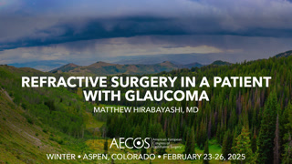 Case: Refractive Surgery in a patient with Glaucoma
